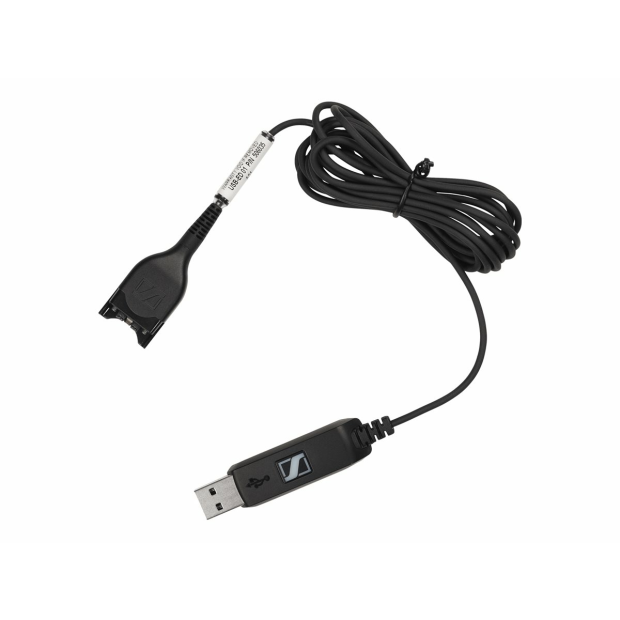 EPOS USB-ED 01 Adapterkabel USB - EasyDisconnect (QD) Soundkarte in USB Stecker integriert)