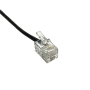 Audio Anschlusskabel für PC Soundkarte auf 2 x 3,5mm Klinkenstecker auf RJ10 4/4