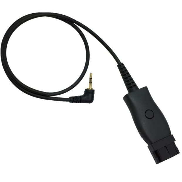 Anschlusskabel für JABRA Headsets mit 2,5mm Klinkstecker,