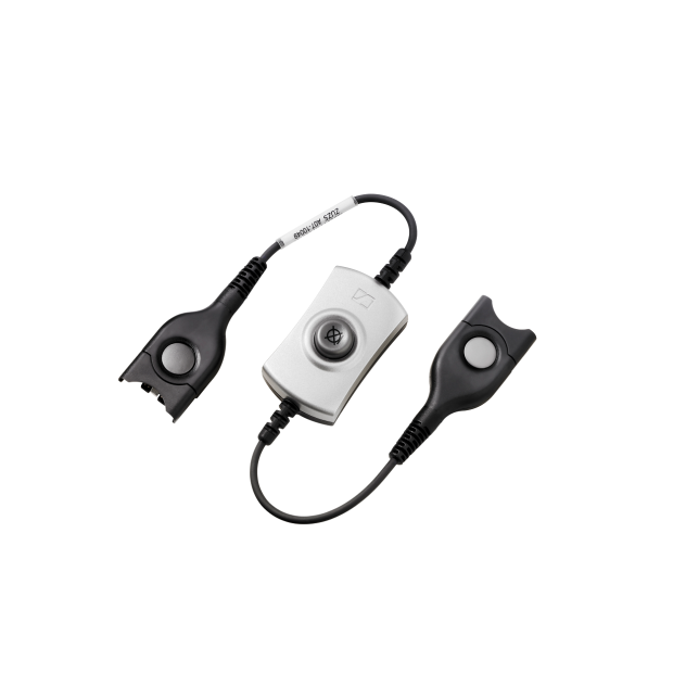 EPOS AMS 01 Mute-Schalter Box Easy Disconnect zur Nutzung zwischen Headset und Headsetanschlusskabel