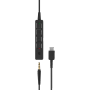 EPOS  ADAPT SC 135 USB-C monaurales einseitiges Headset 3,5 mm Klinke abnehmbares USB-C-Kabel In-Line Call Control