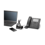 POLY Voyager 5200 Office USB-C Bluetooth Headsetsystem für PC Tischtelefon und Mobiltelefon