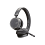 POLY Voyager 4220 Office Stereo Bluetooth 5.0 Headset für Tischtelefon und Mobiltelefon