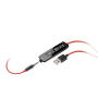 POLY Blackwire 5220 USB-A Stereo Headset inkl. 3,5mm Klinkenstecker Noise Cancelling-Mikrofon