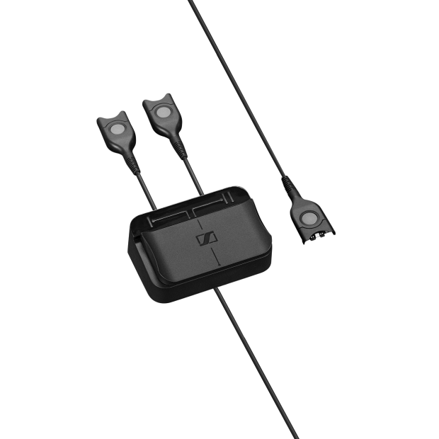 EPOS  UI 815 Umschalter für kabelgeb. Headset Easy Disconnect umschalten zw. zwei versch. Audioquellen mit einem Headset