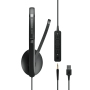 EPOS ADAPT 135T USB II Mono USB-Headset inkl. 3,5-mm-Klinkenstecker Inline Call-Control Teams zertifiziert