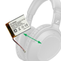 Akku für Sennheiser PXC 550 PXC 550-II Wireless Headset Kopfhörer