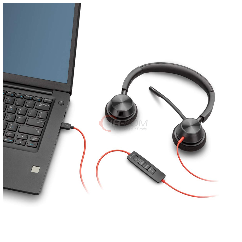 Poly Headset Blackwire 8225-M binaural USB-C ANC Teams 214409-01, 241