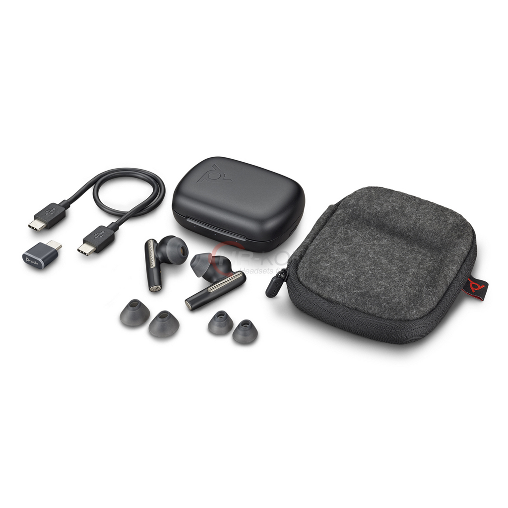 Poly Bluetooth Headset Voyager Free 60 UC USB-C schwarz 220756-02, 31