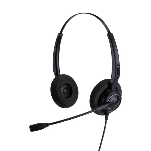 ALCATEL-LUCENT ENTERPRISE Professional Headset AH 12 GA kabelgebunden stereo fur Yealink/Grandstream/Snom