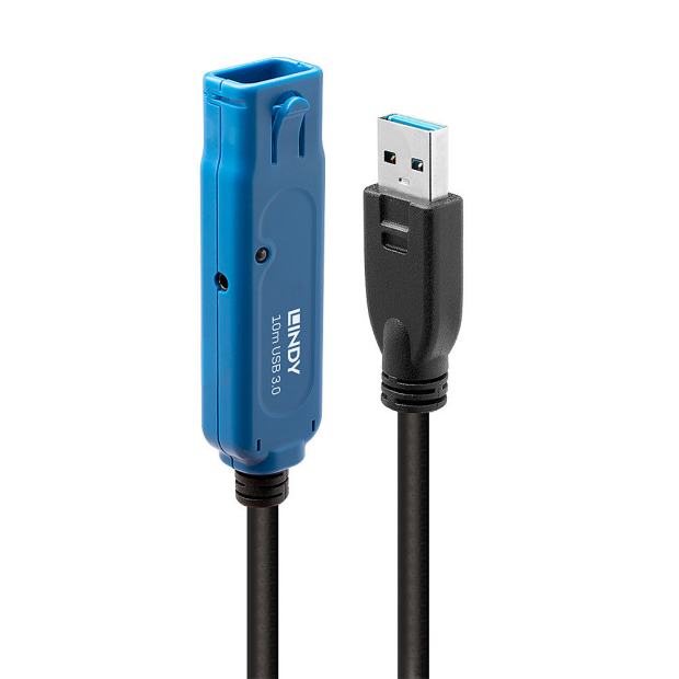 LINDY USB 3.0 Aktiv-Verlaengerung Pro 10 Meter. USB 3.0 Super Speed