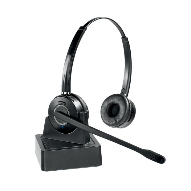 Cleyver HW15 GAP DECT Duo Headset für Schnurlostelefone