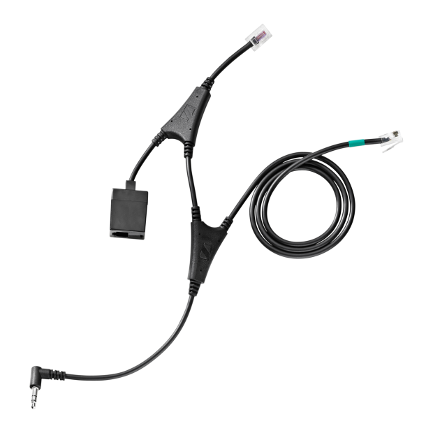 EPOS CEHS-AL 01 Alcatel Adapterkabel 3-polig für elektronische Ruf-Fernannahme MSH - IP touch 8 + 9 Serie